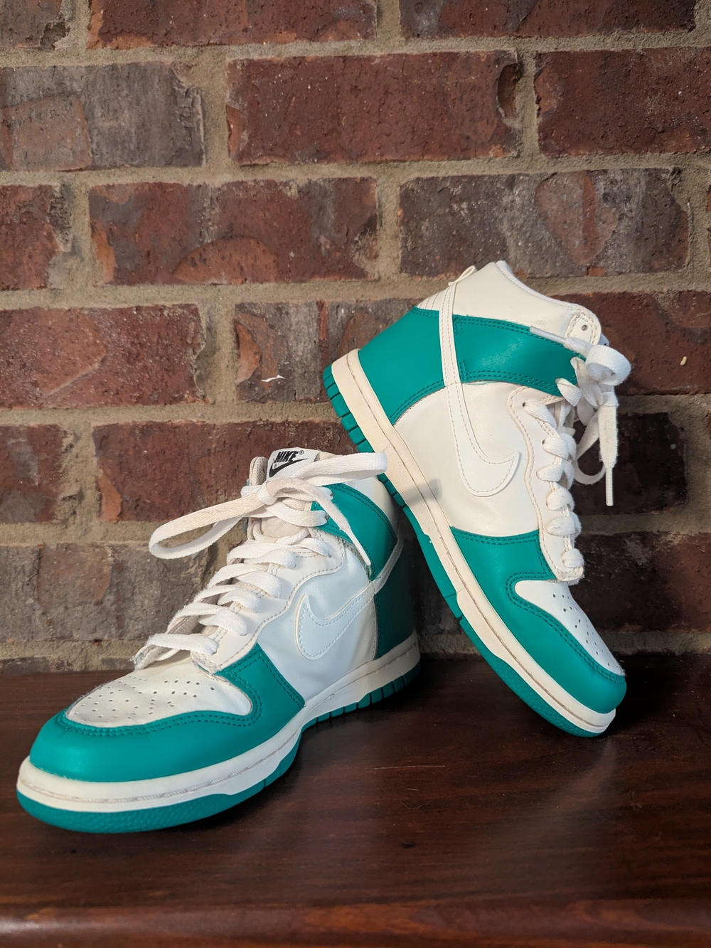 Nike Dunk High GS Phantom Stadium Green Mint Teal 4.5Y / W6